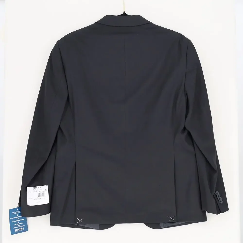 Kenneth Cole Reaction Men's Black Casual Ready Flex Slim Fit Blazer Size 40S